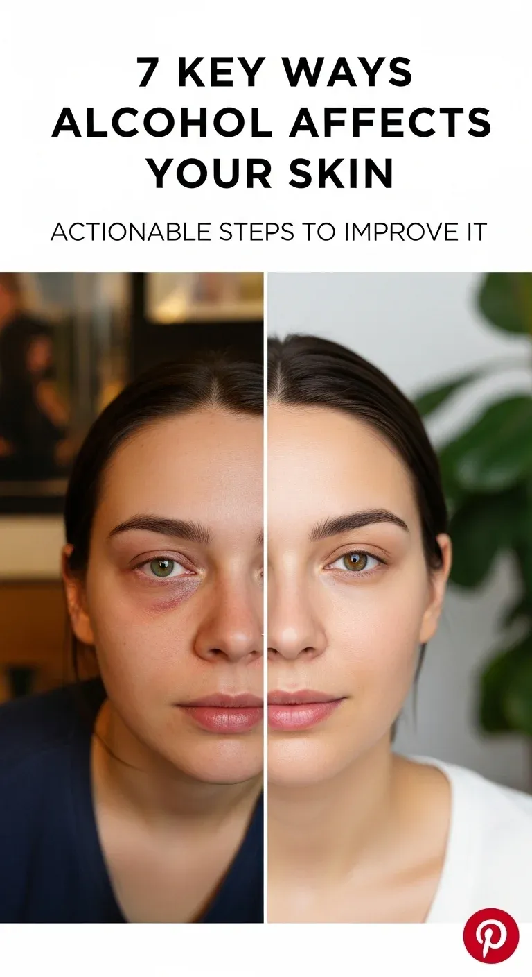 Alcohol skin effects comparison
