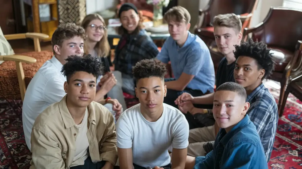 Understanding the Basics of Teenage Skin, group of boys