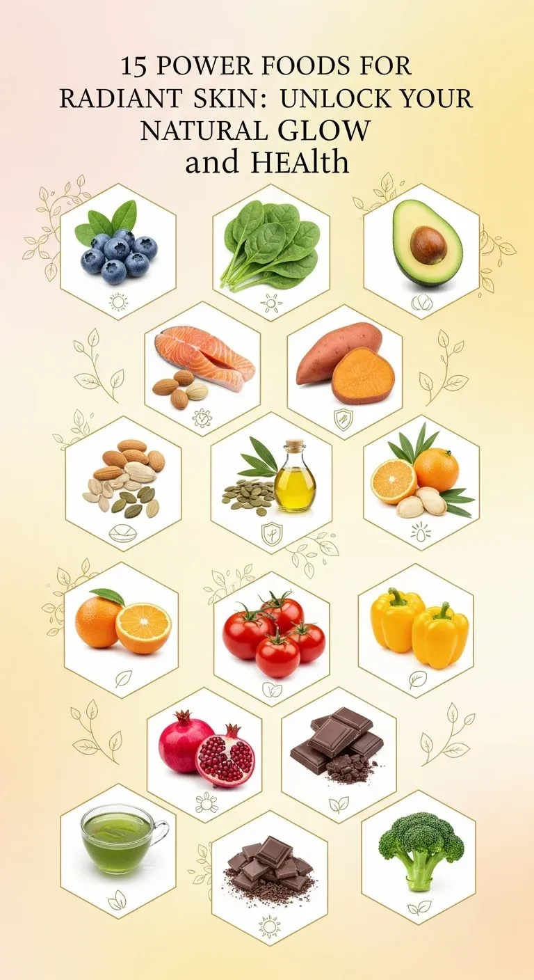 Power foods for radiant skin