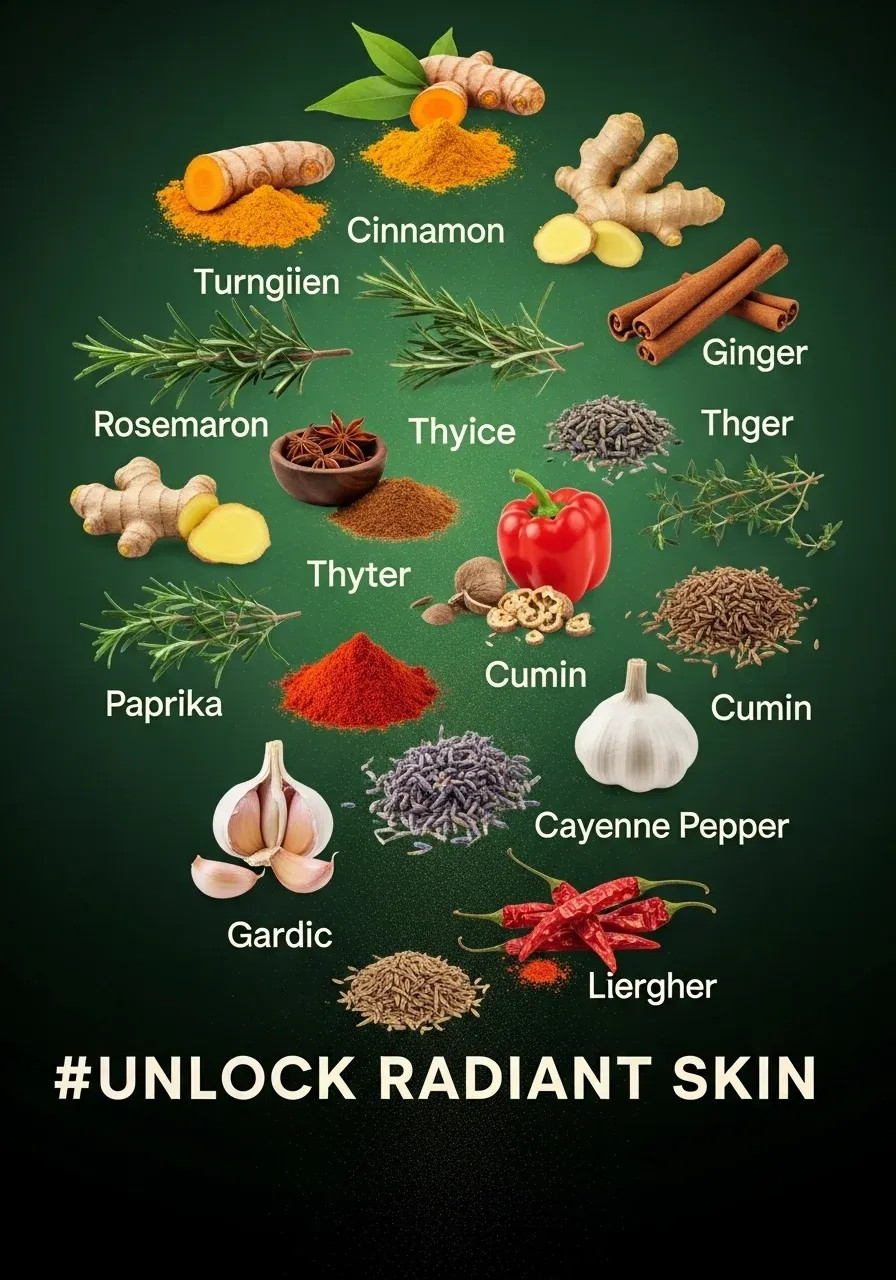 Various spices and herbs