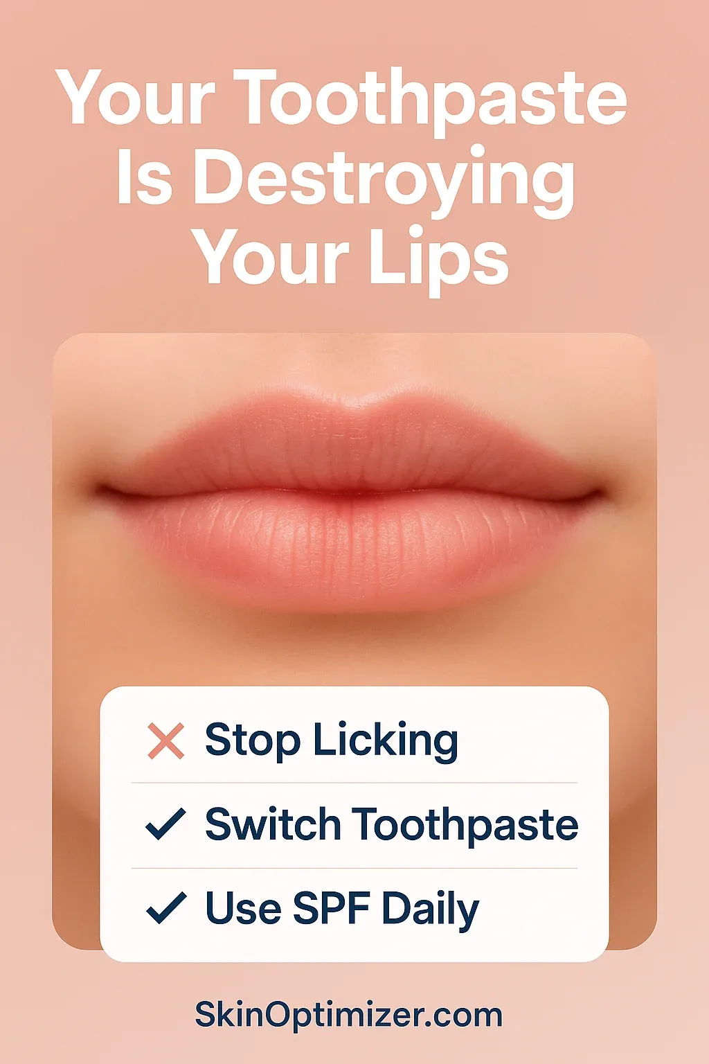 Lips toothpaste advice