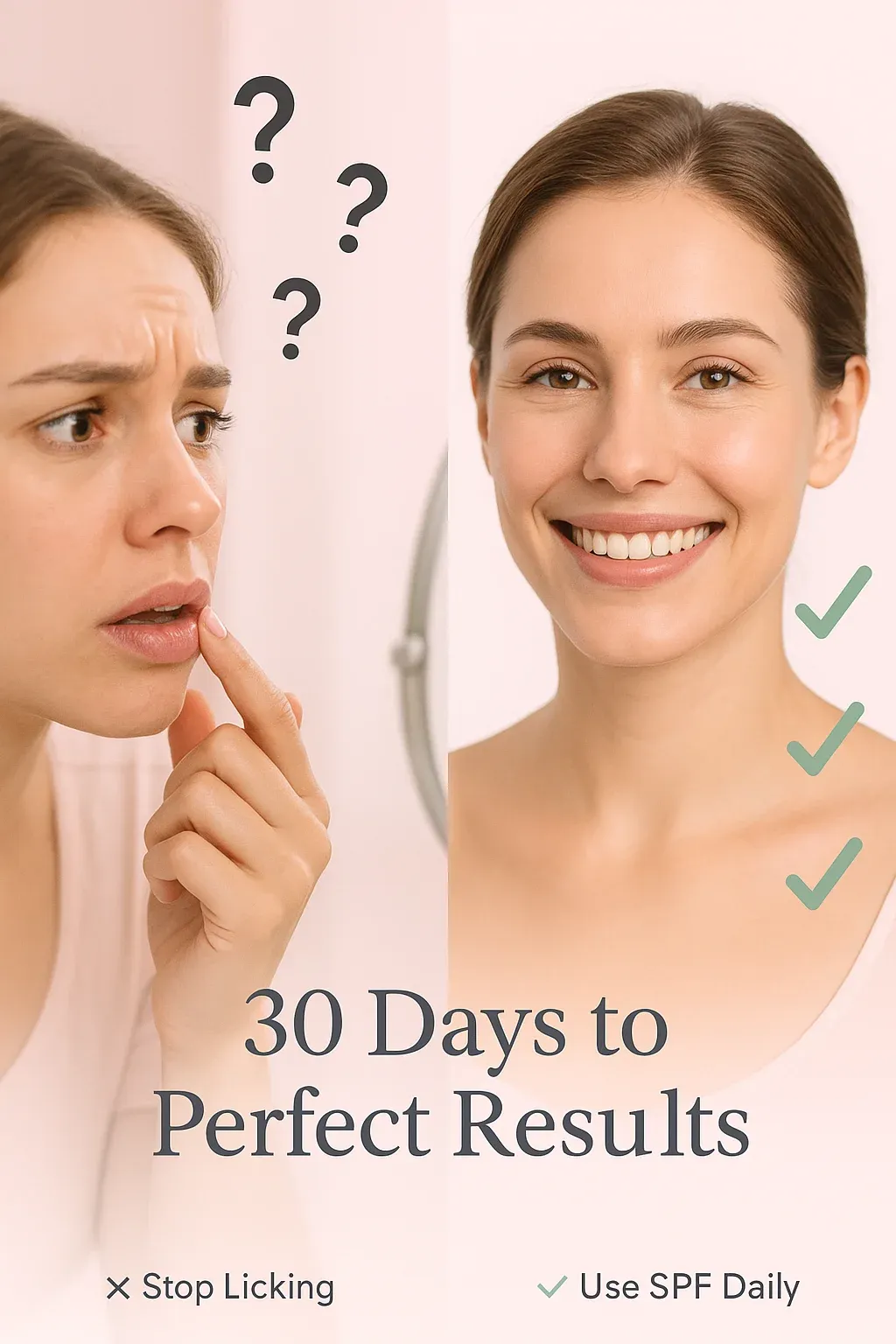 Woman skin transformation