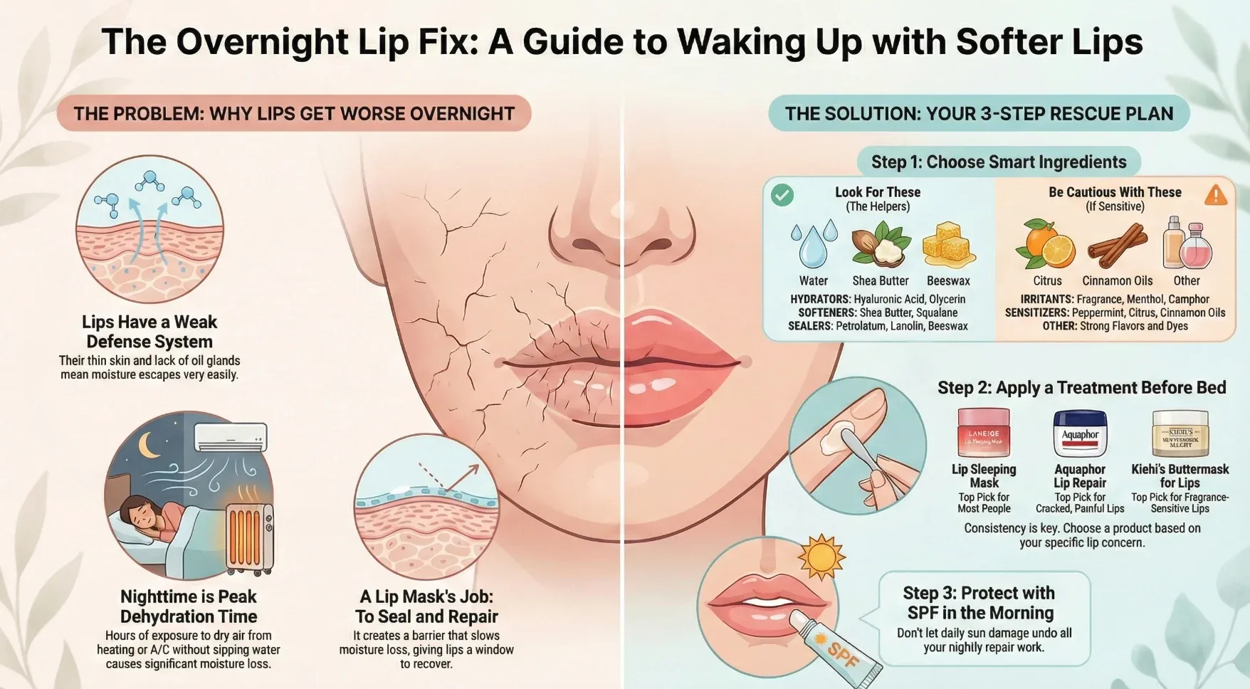 Overnight Lip Fix: Softer Lips Guide