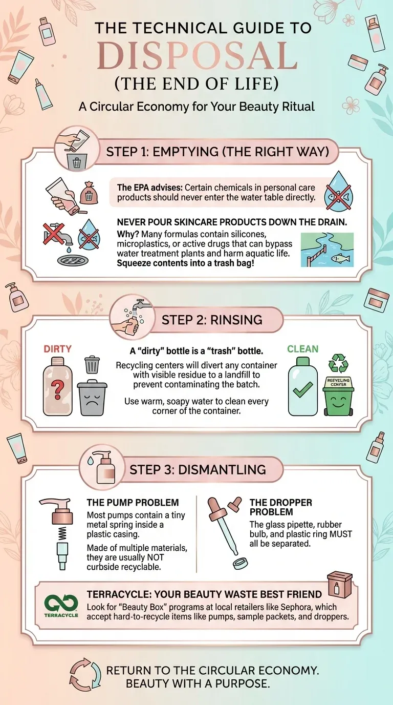 Beauty product disposal guide