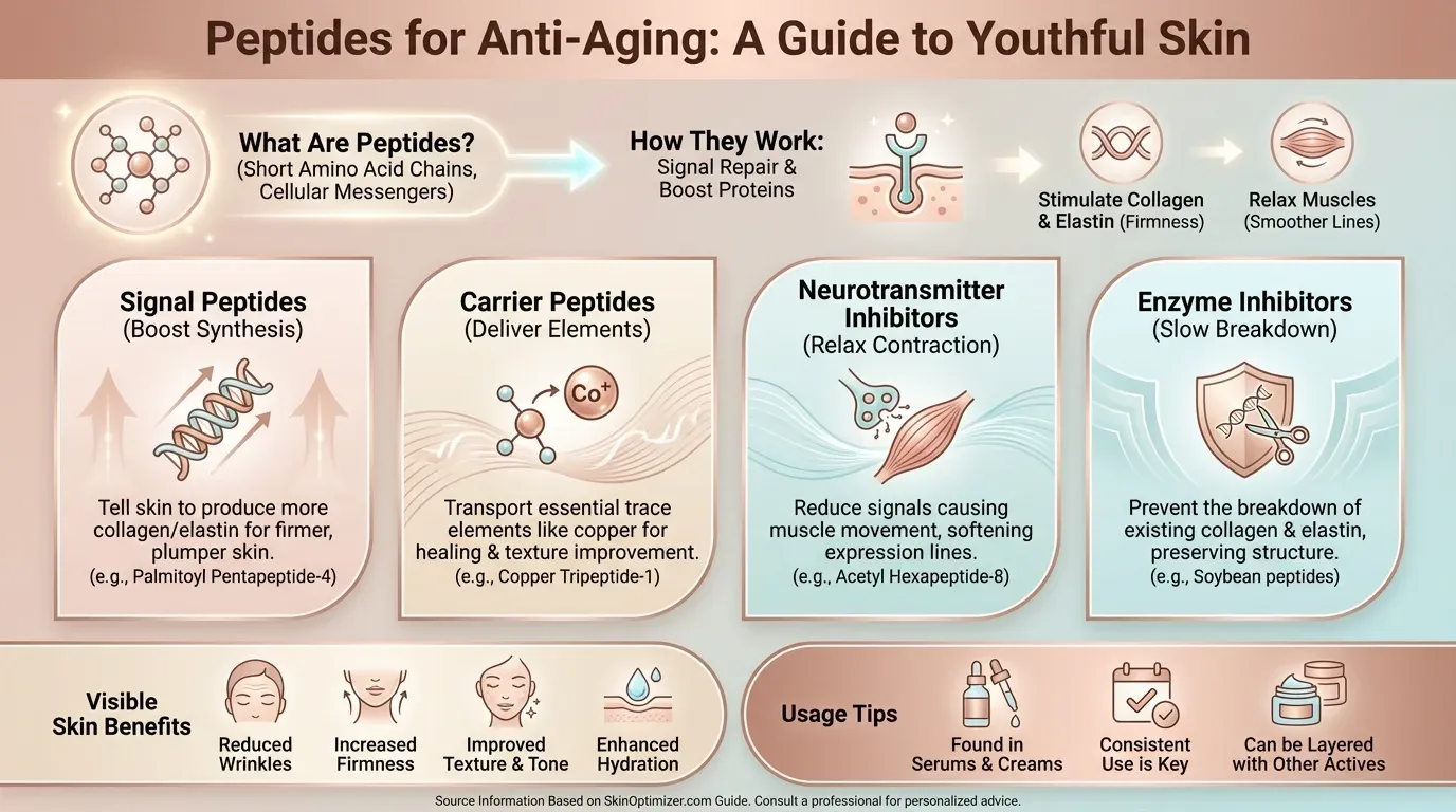 Peptides anti-aging skin guide