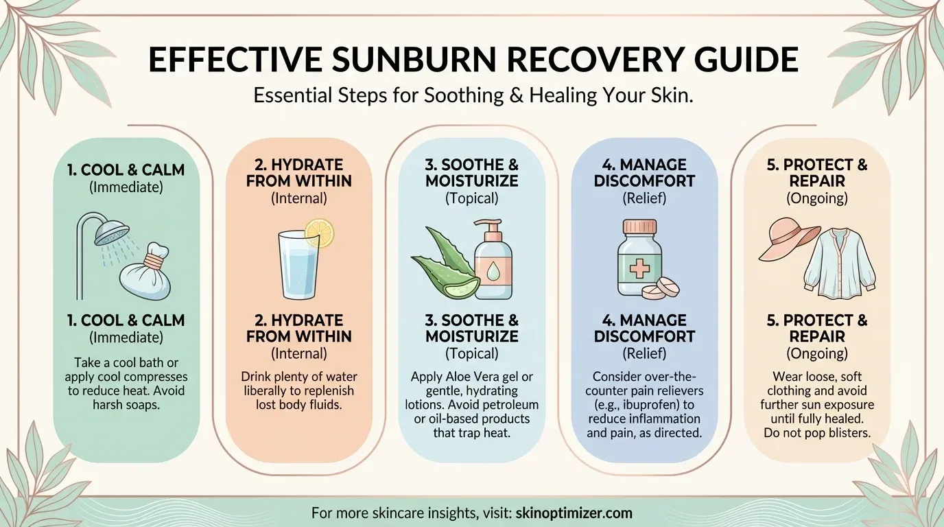 Sunburn recovery guide