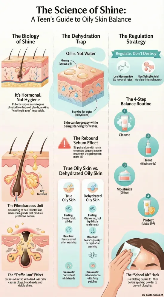 Teen Oily Skin Science Guide