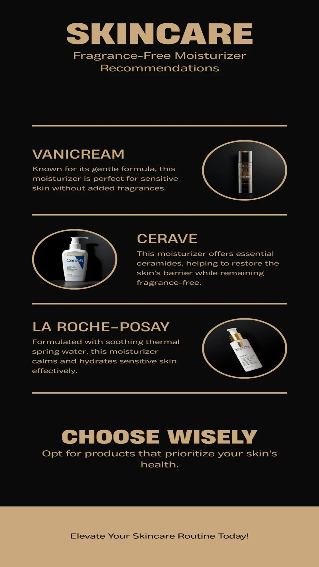 Fragrance-Free Moisturizers Infographic