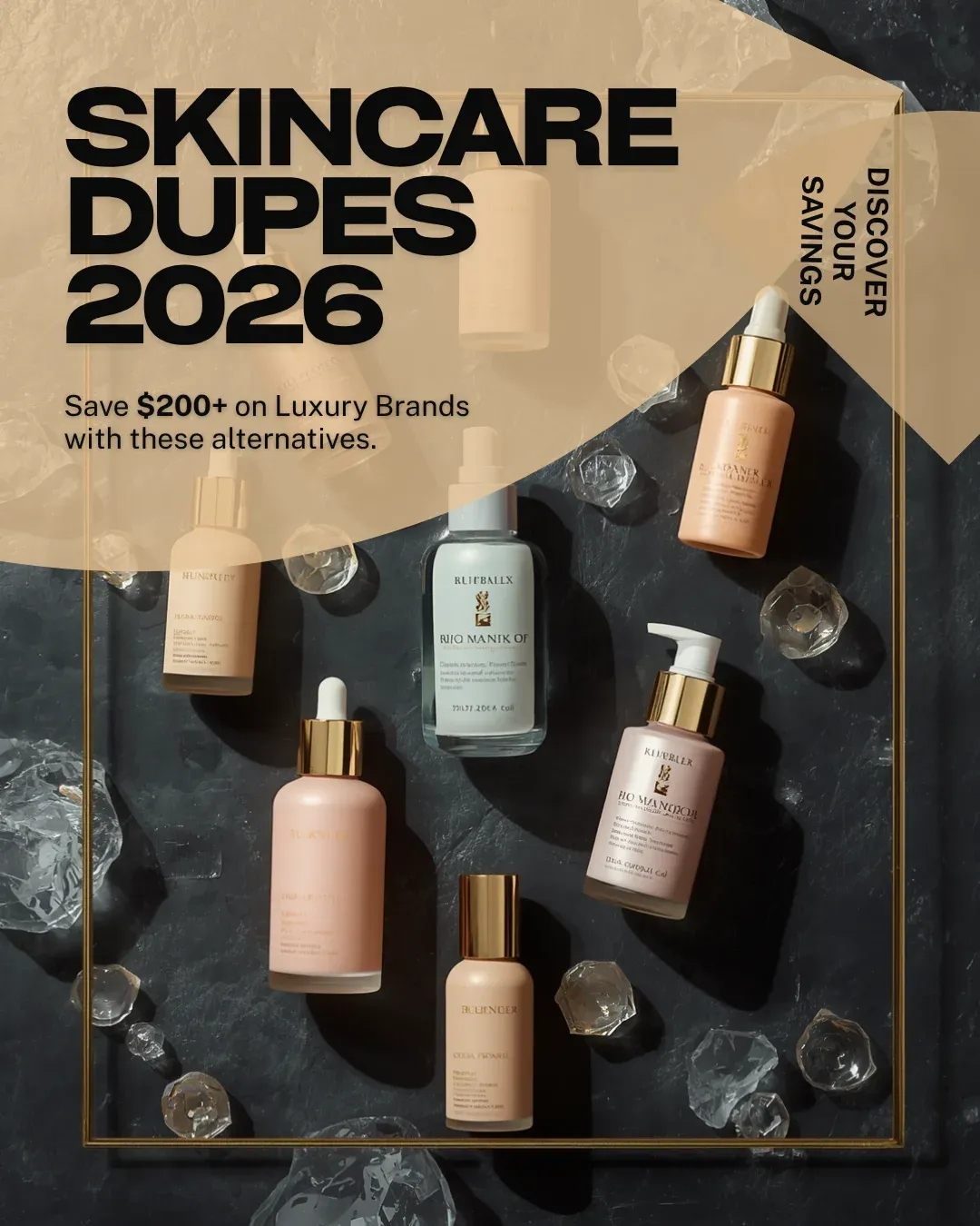 Best Skincare Dupes 2026 - Save $200+ on Luxury Brands