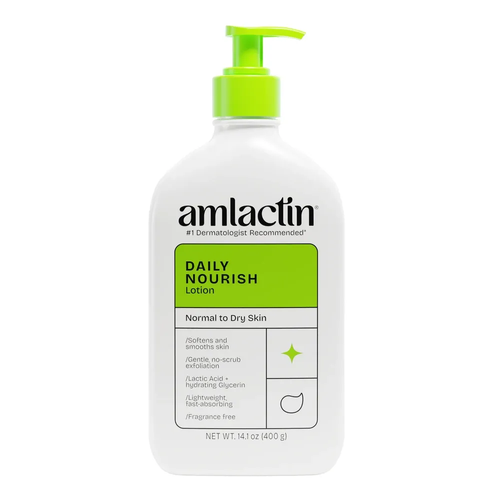 AmLactin Daily Nourish Lotion with 12 percent lactic acid bottle