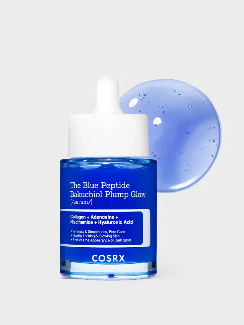 COSRX The Blue Peptide Bakuchiol Plump Glow Serum bottle