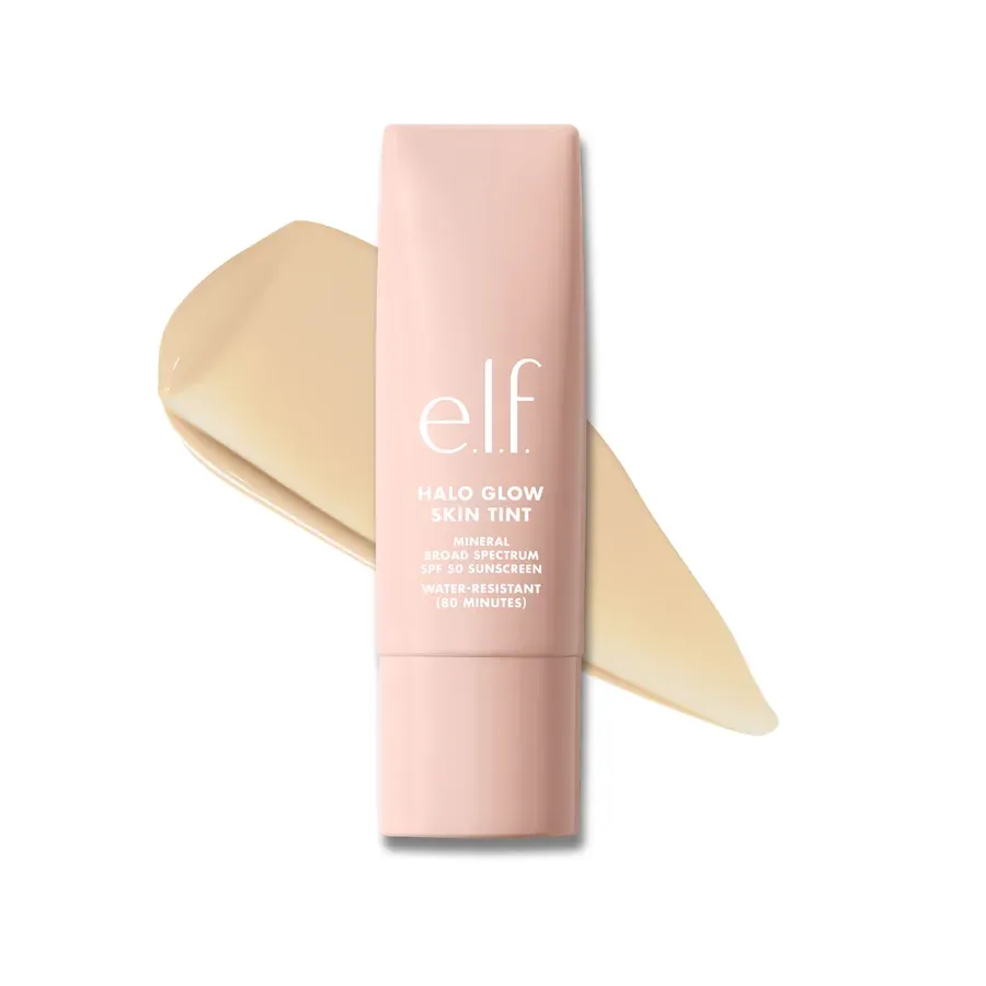 e.l.f. Halo Glow Skin Tint SPF 50 bottle