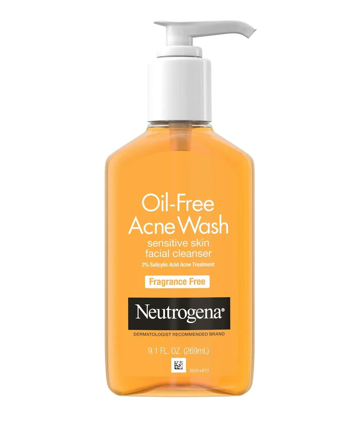 Neutrogena Oil-Free Acne Wash Fragrance-Free bottle