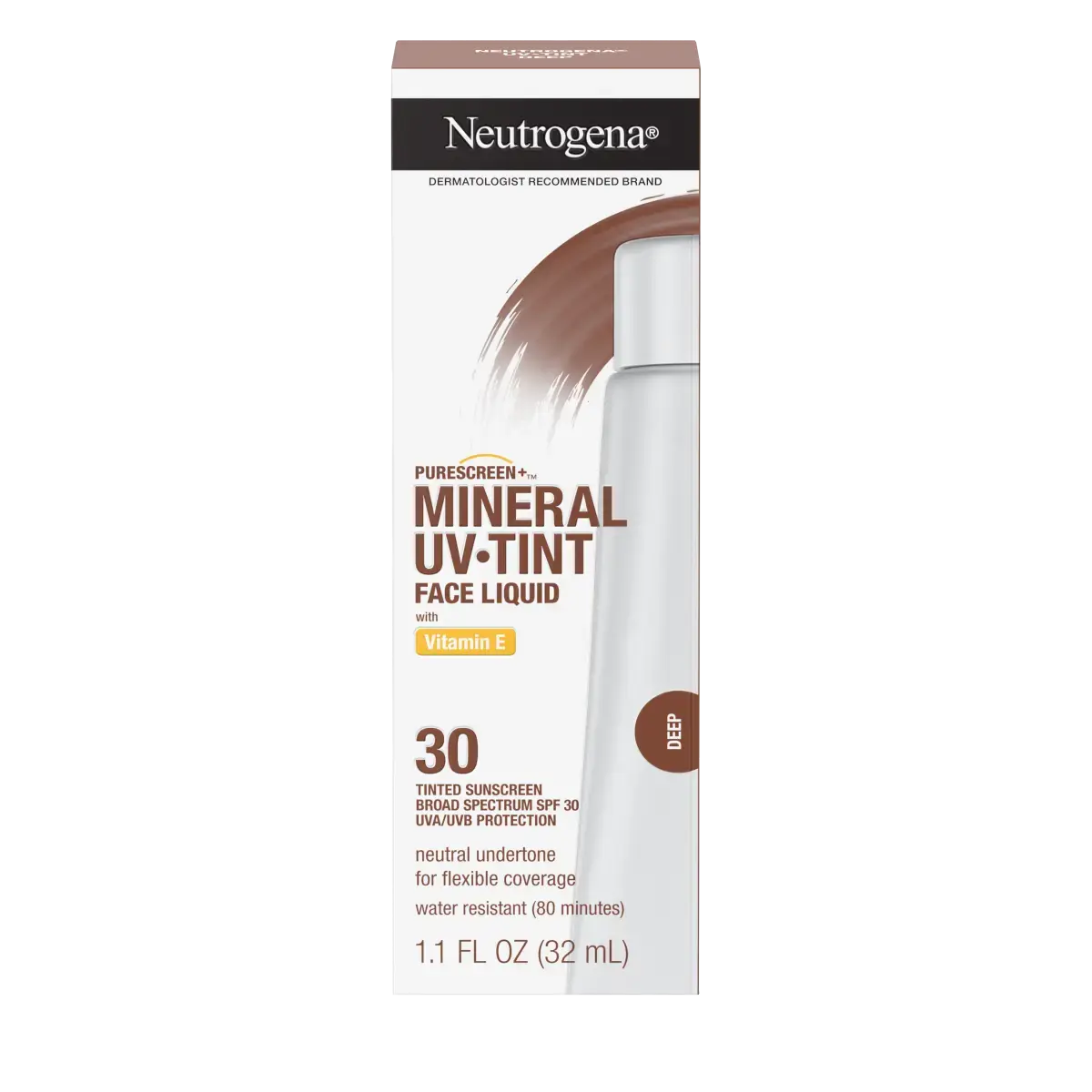 Neutrogena Purescreen Mineral UV Tint SPF 30 in Deep