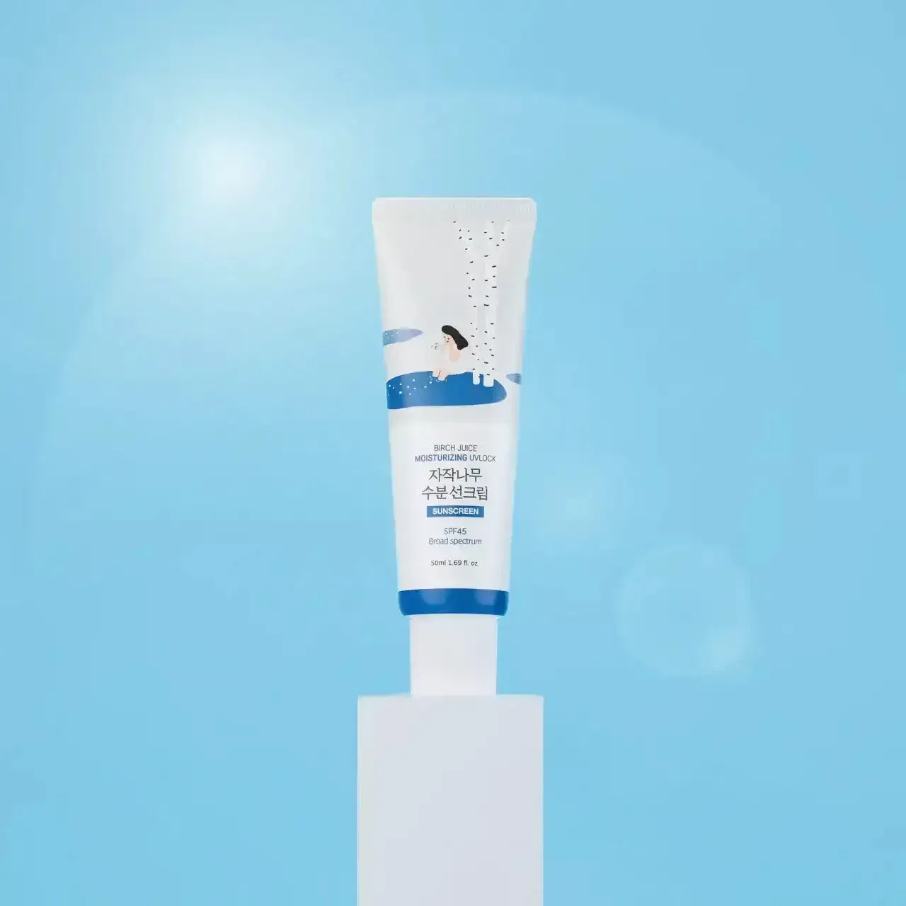 Round Lab Birch Juice Moisturizing Sunscreen SPF50+ PA++++ product packaging