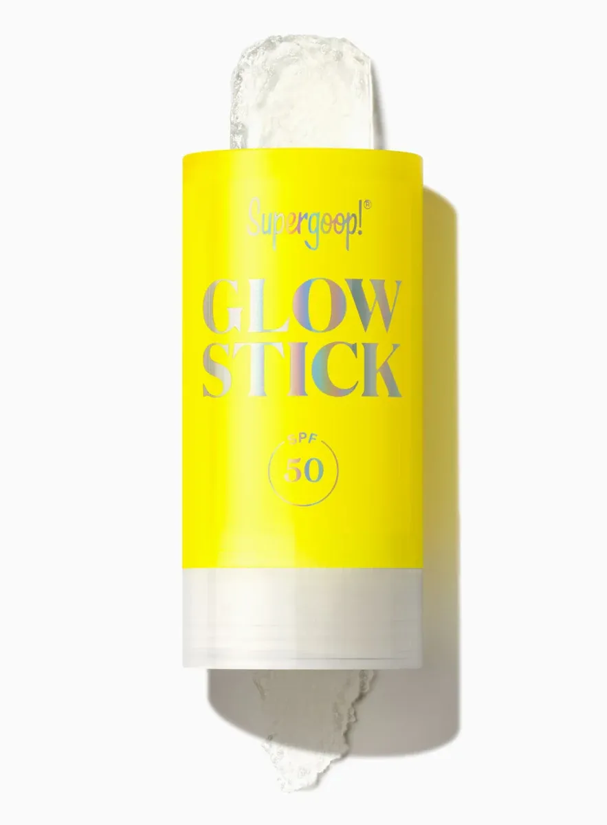 Supergoop Glow Stick SPF 50 sunscreen packaging