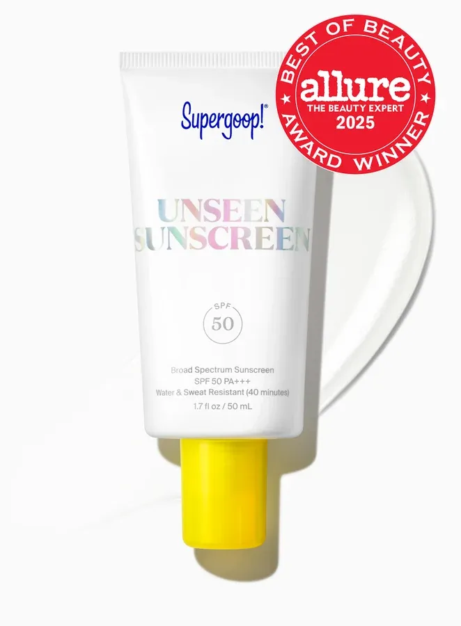 Supergoop Unseen Sunscreen SPF 50 tube