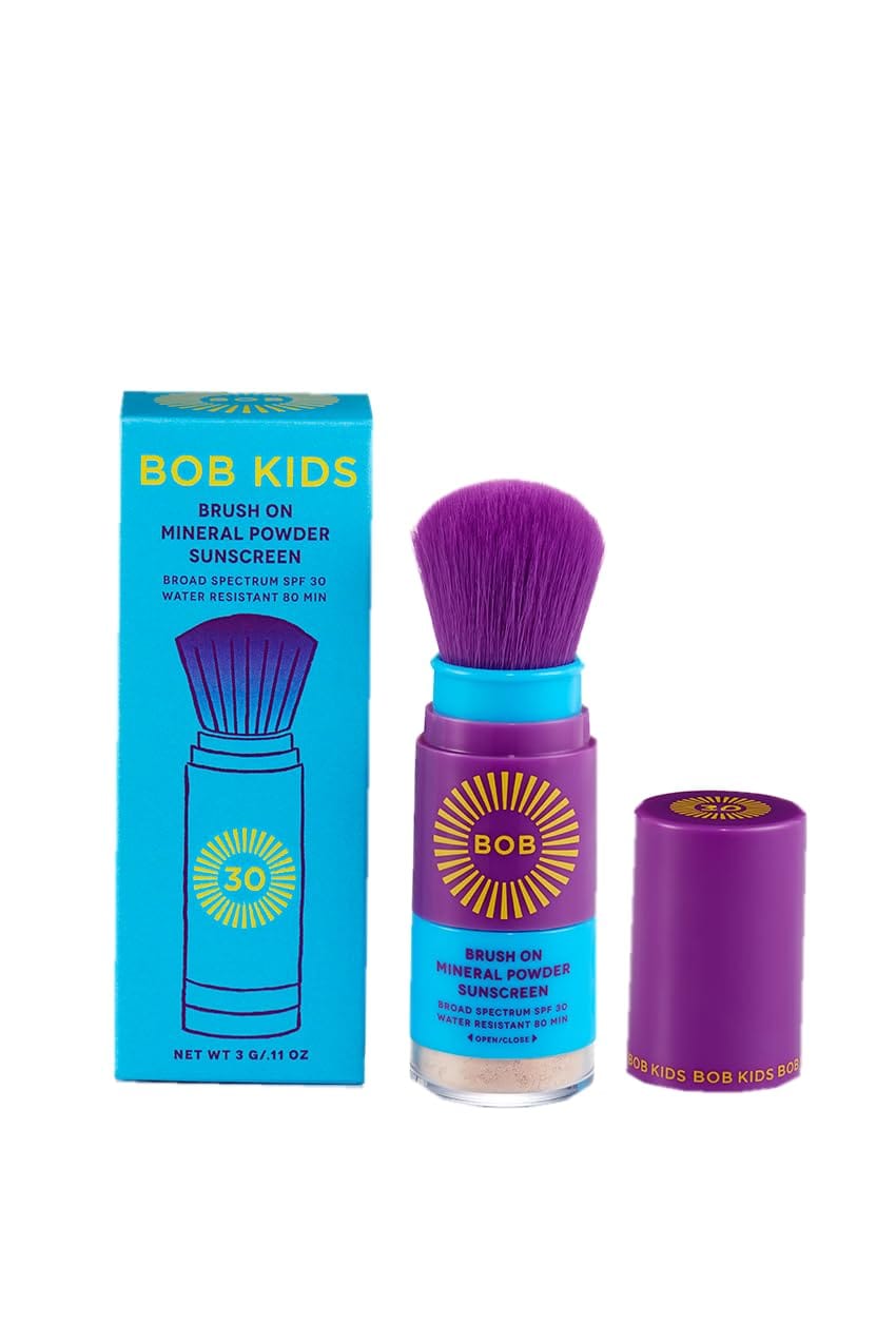 BOB Kids brush-on mineral powder sunscreen