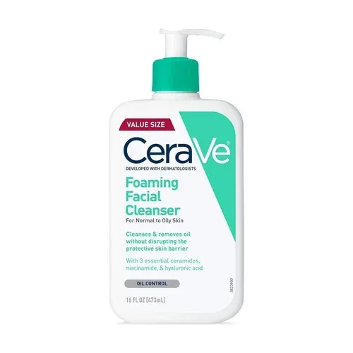 CeraVe Foaming Facial Cleanser product bottle