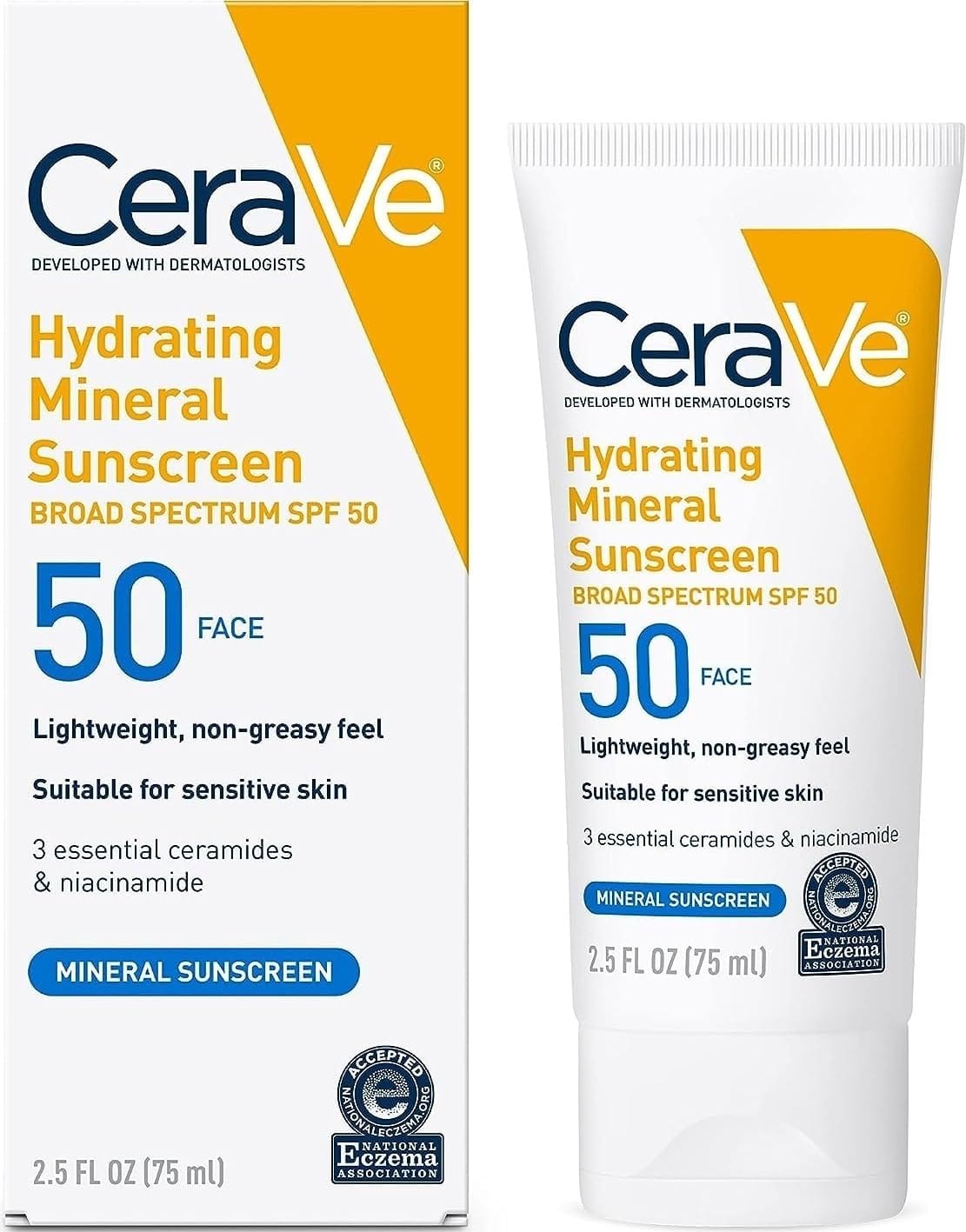 CeraVe Hydrating Mineral Sunscreen SPF 50 product