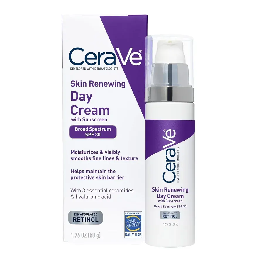 CeraVe Skin Renewing Day Cream with SPF 30 jar