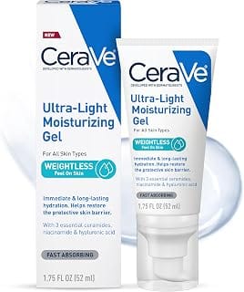 CeraVe Ultra-Light Moisturizing Gel product jar