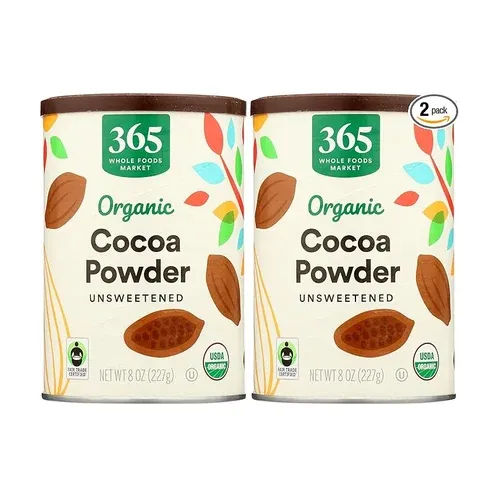 365 unsweetened cocoa powder product pack