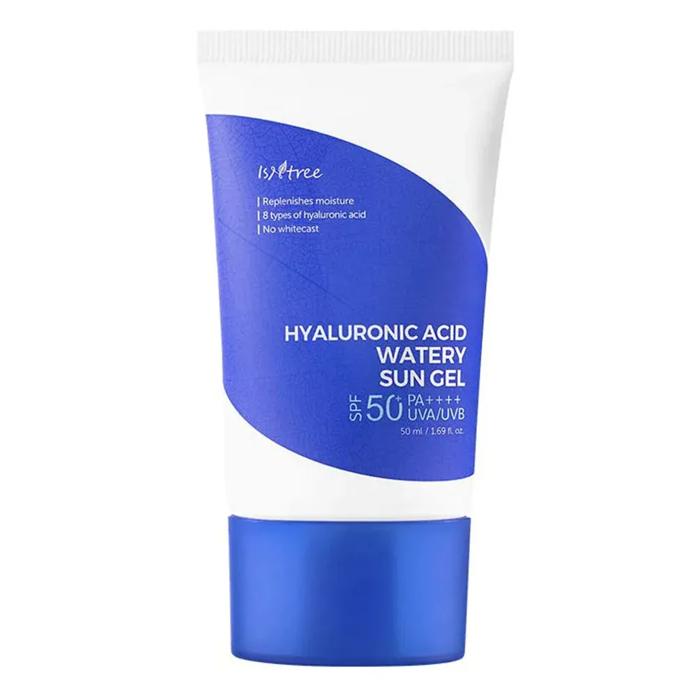 Isntree Hyaluronic Acid Watery Sun Gel SPF50+ PA++++ product packaging