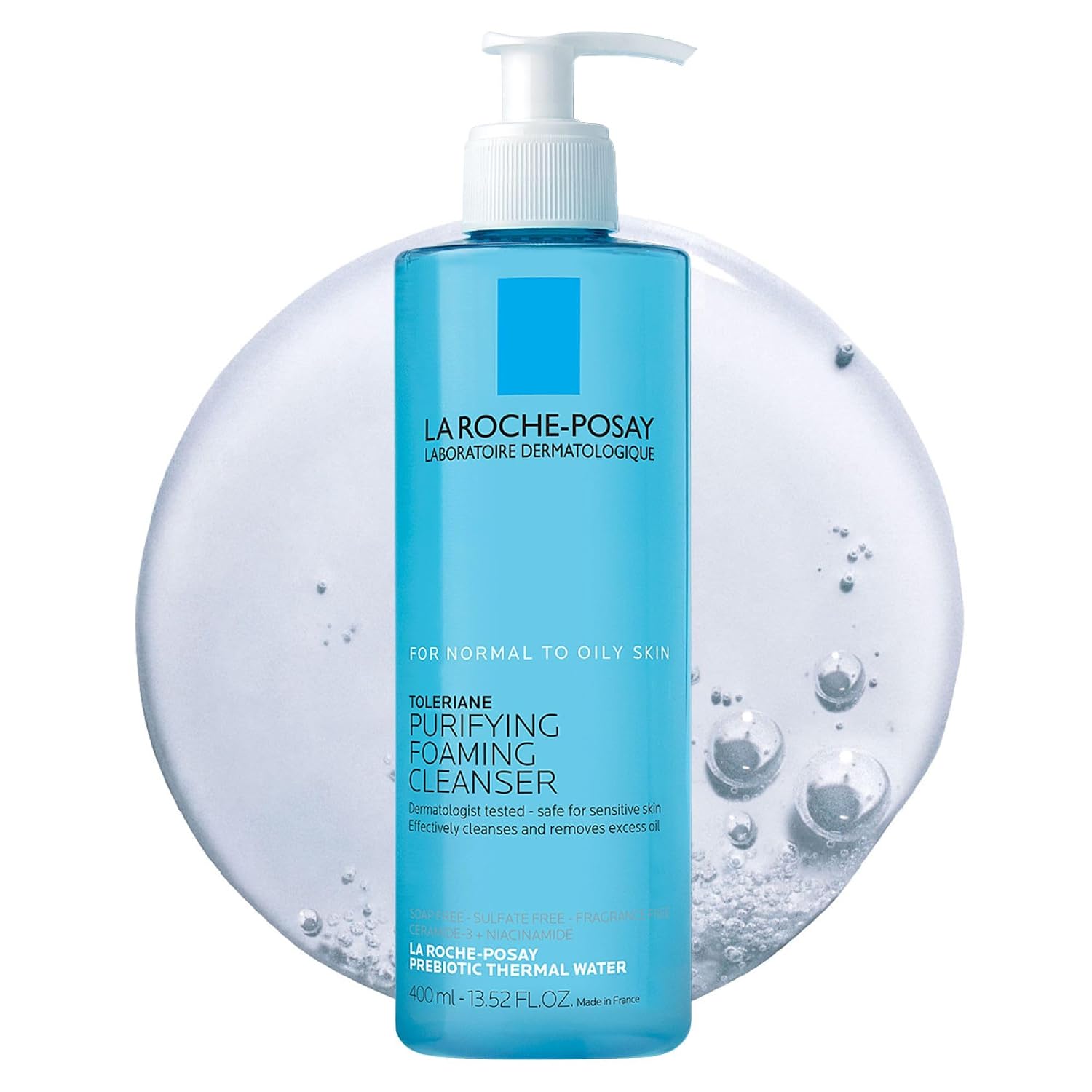 La Roche-Posay Toleriane Purifying Foaming Cleanser product bottle