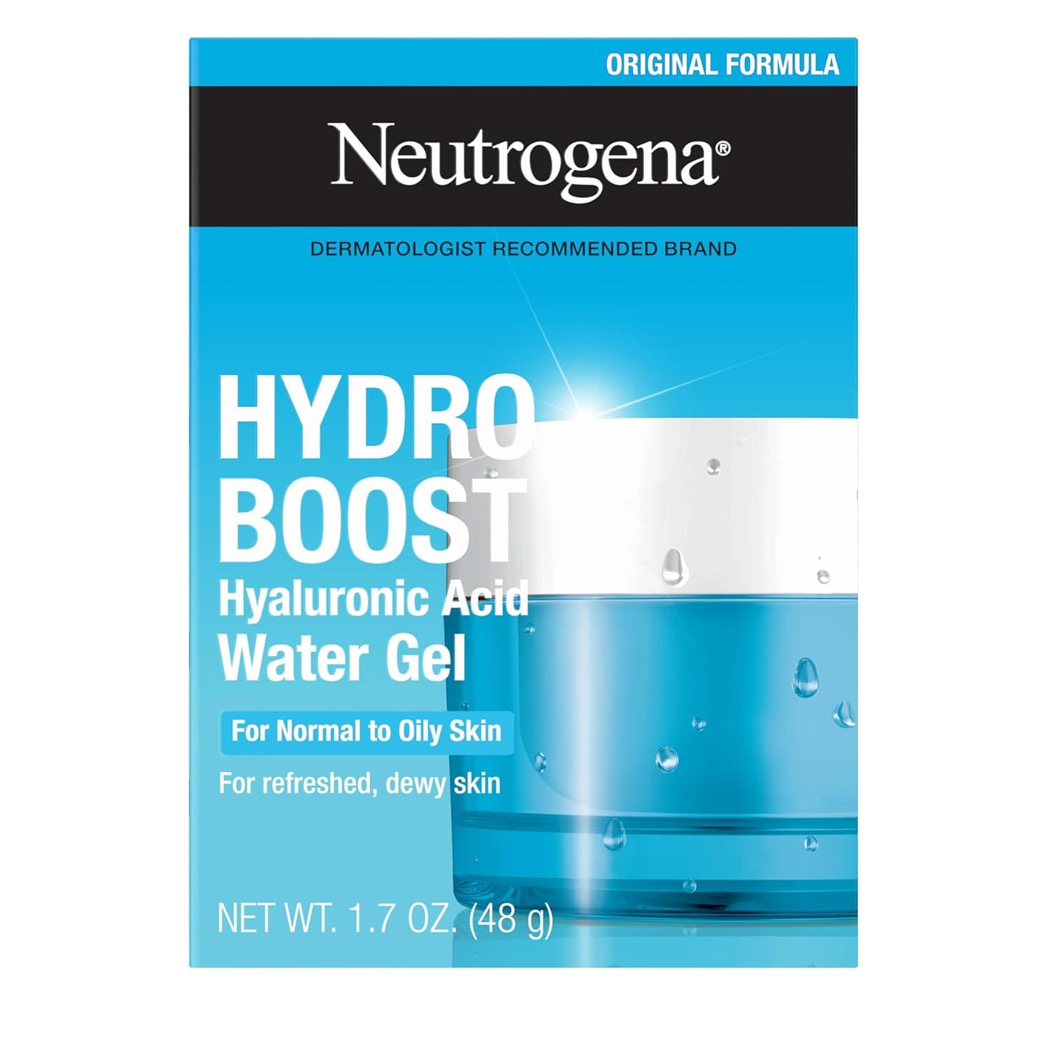Neutrogena Hydro Boost Water Gel moisturizer jar