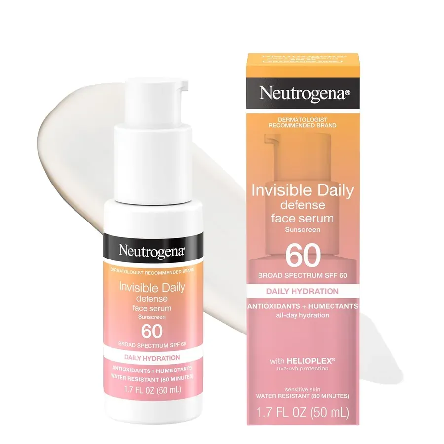 Neutrogena Invisible Daily Defense Face Serum SPF 60 bottle