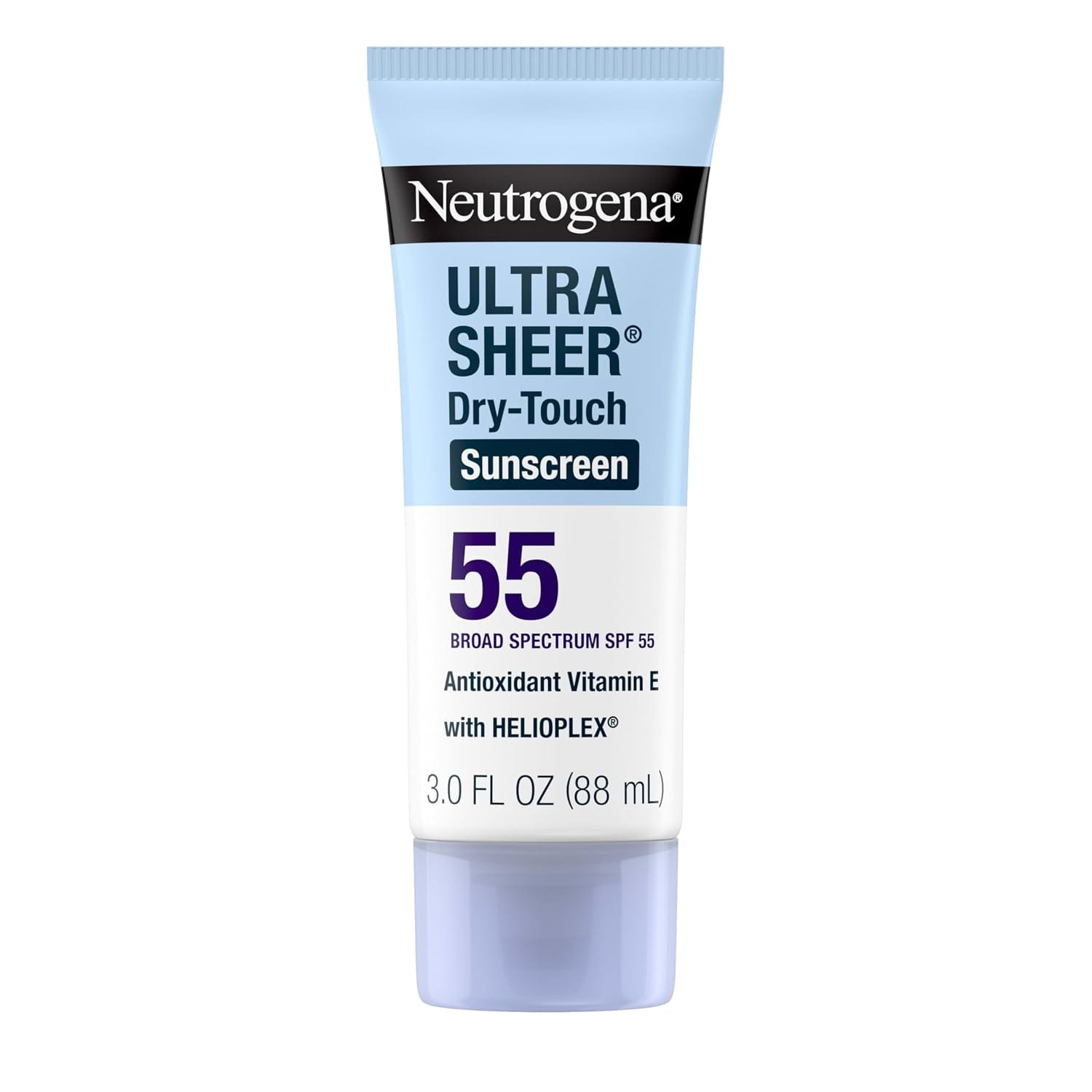Neutrogena Ultra Sheer Dry-Touch SPF 55 product tube