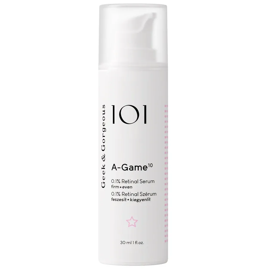 Geek & Gorgeous A-Game 10, 30 mL product packaging