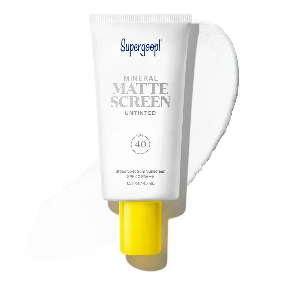 Supergoop Mineral Mattescreen SPF 40 tube