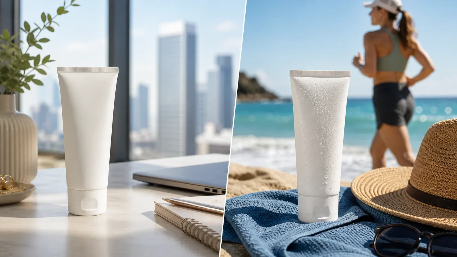 Everyday sunscreen compared with water-resistant outdoor sunscreen