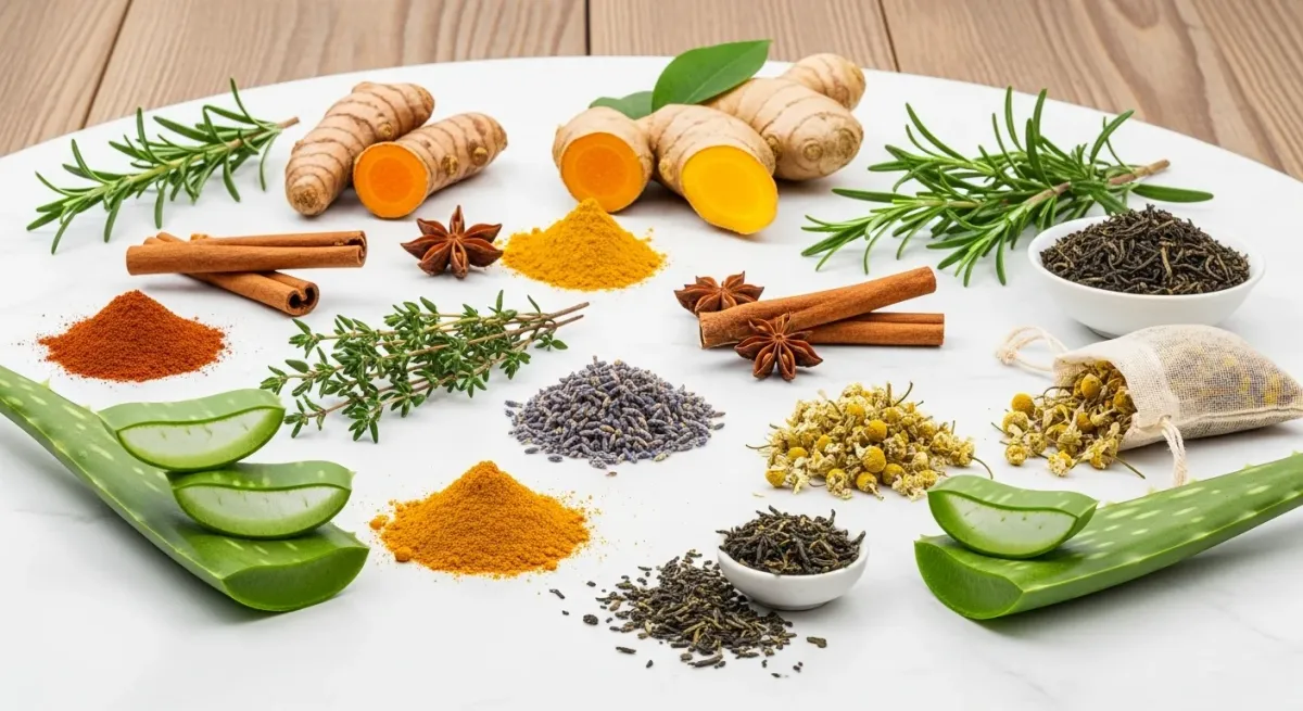 Powerful Herbs & Spices for Radiant Skin