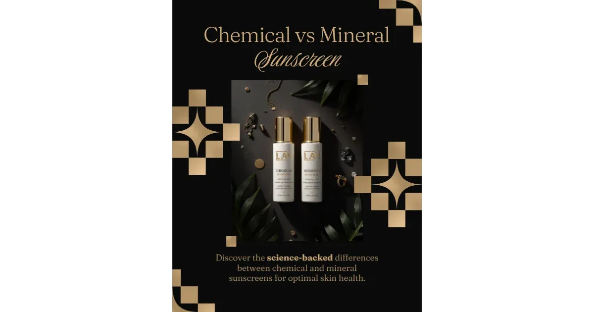 Chemical vs mineral sunscreen comparison - science-backed guide 2026
