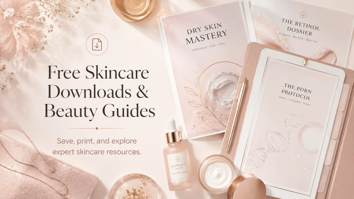Free skincare guides and products