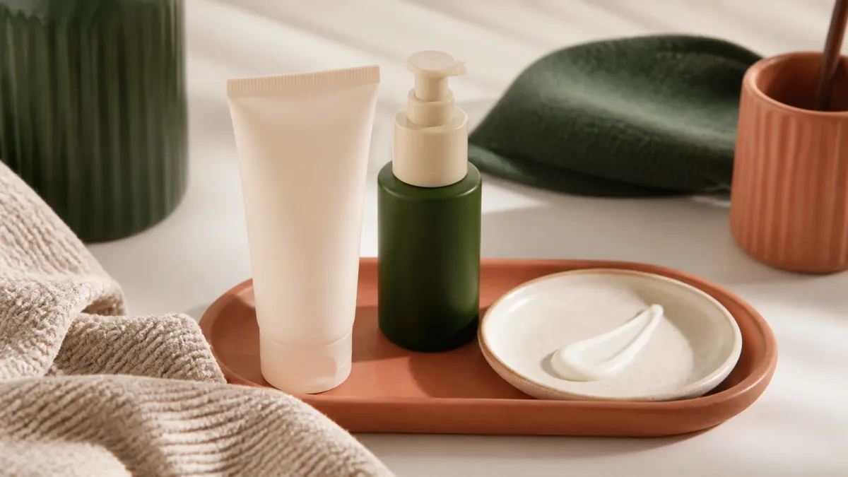 Moisturizing sunscreen cream and barrier moisturizer prepared for dry facial skin