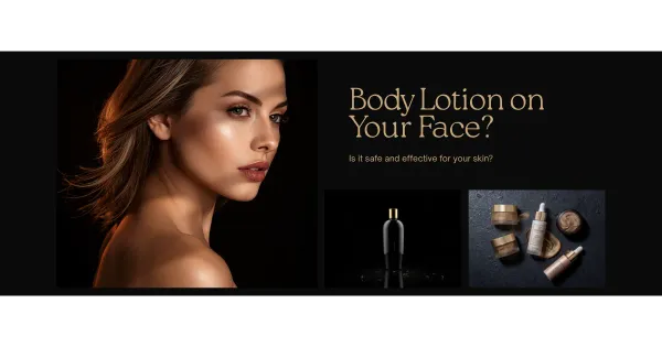 Hand applying lotion to a glowing, healthy face.