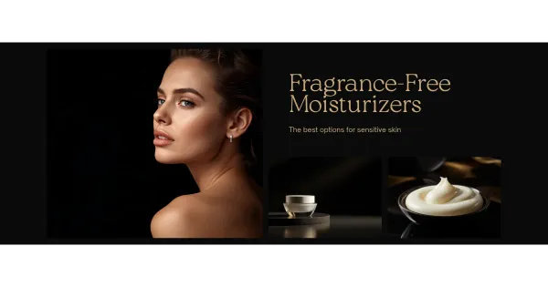 Fragrance-free moisturizer with natural ingredients for sensitive skin.