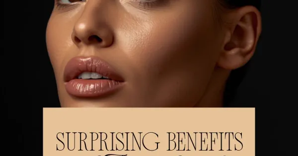 Mature woman receiving a Hydrafacial in a spa.